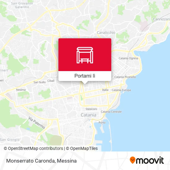 Mappa Monserrato Caronda