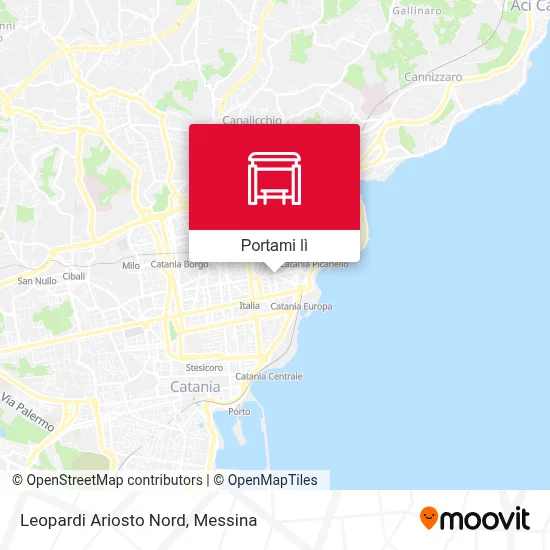 Mappa Leopardi Ariosto Nord