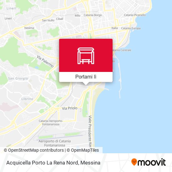 Mappa Acquicella Porto La Rena Nord