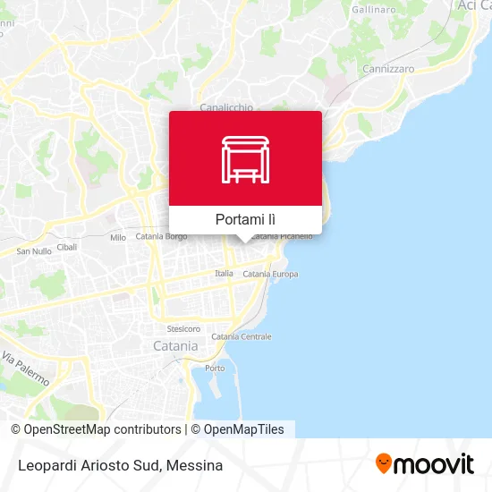 Mappa Leopardi Ariosto Sud