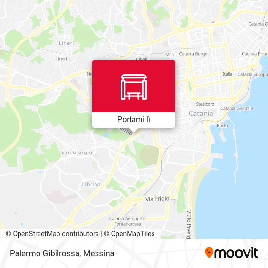 Mappa Palermo Gibilrossa