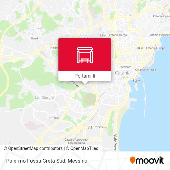 Mappa Palermo Fossa Creta Sud