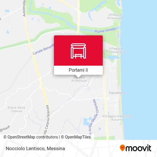 Mappa Nocciolo Lentisco