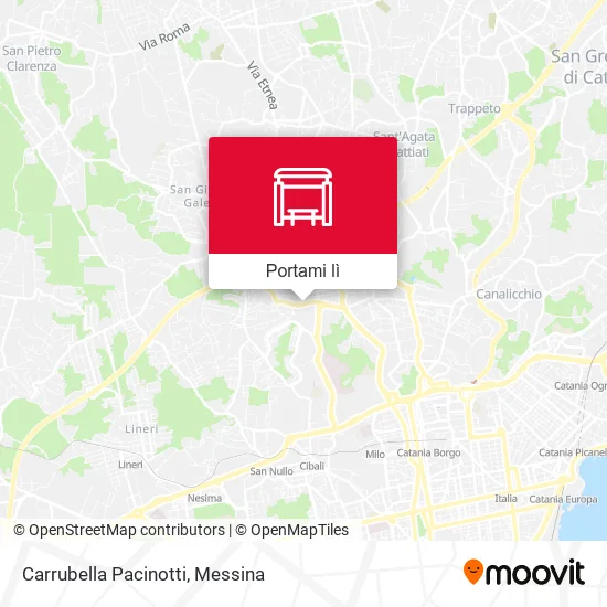 Mappa Carrubella Pacinotti