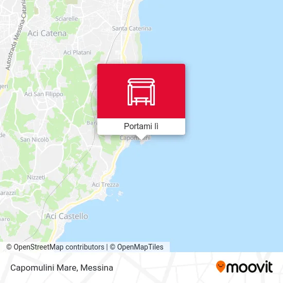 Mappa Capomulini Mare