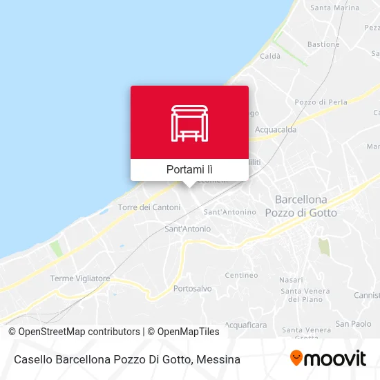 Mappa Casello Barcellona Pozzo Di Gotto
