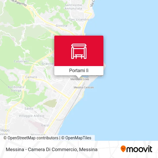 Mappa Messina - Camera Di Commercio