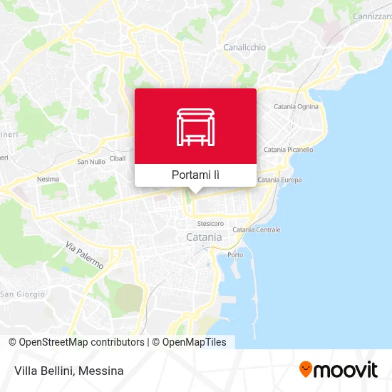 Mappa Villa Bellini