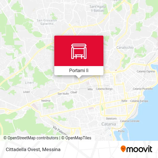 Mappa Cittadella Ovest