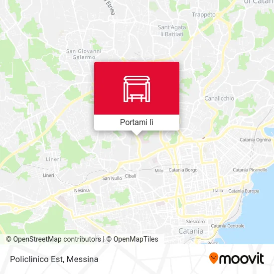 Mappa Policlinico Est