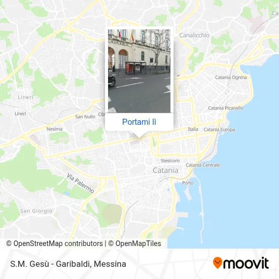 Mappa S.M. Gesù - Garibaldi