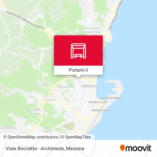 Mappa Viale Boccetta - Archimede