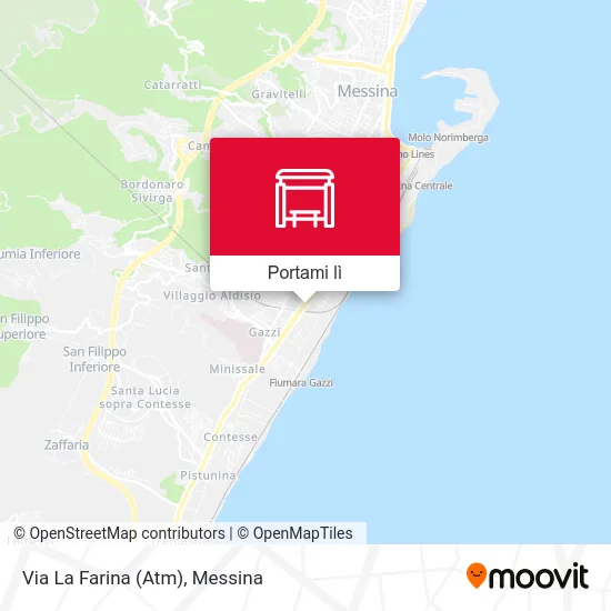 Mappa Via La Farina (Atm)