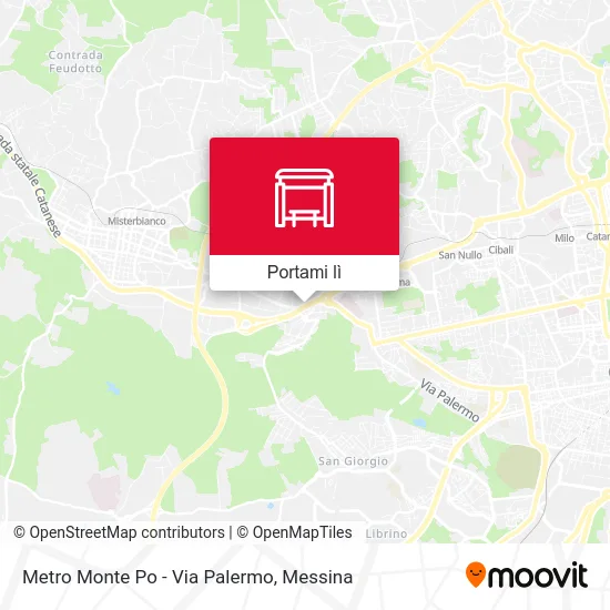 Mappa Metro Monte Po - Via Palermo
