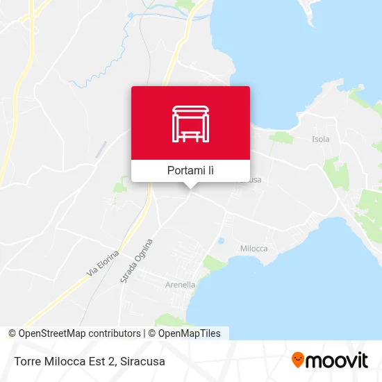 Mappa Torre Milocca Est 2