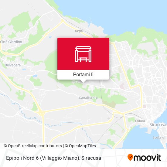Mappa Epipoli Nord 6 (Villaggio Miano)