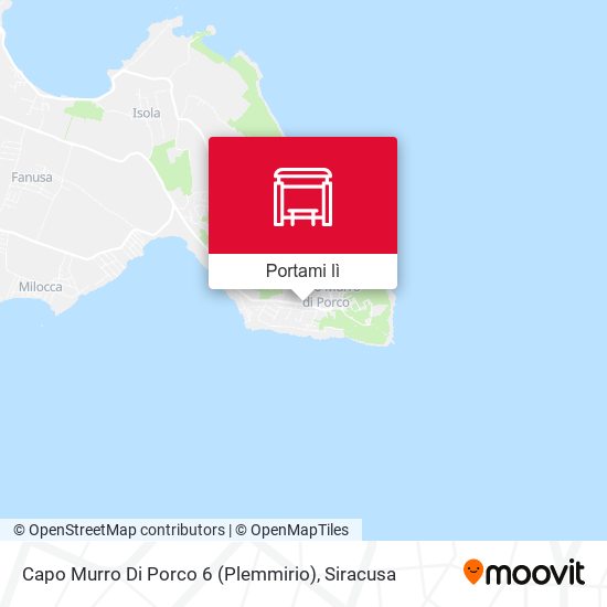 Mappa Capo Murro Di Porco 6 (Plemmirio)