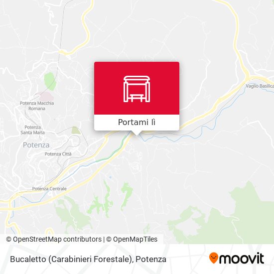 Mappa Bucaletto (Carabinieri Forestale)