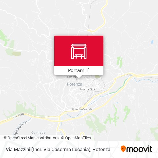 Mappa Via Mazzini (Incr. Via Caserma Lucania)