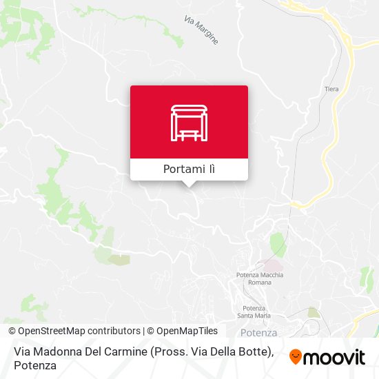 Mappa Via Madonna Del Carmine (Pross. Via Della Botte)