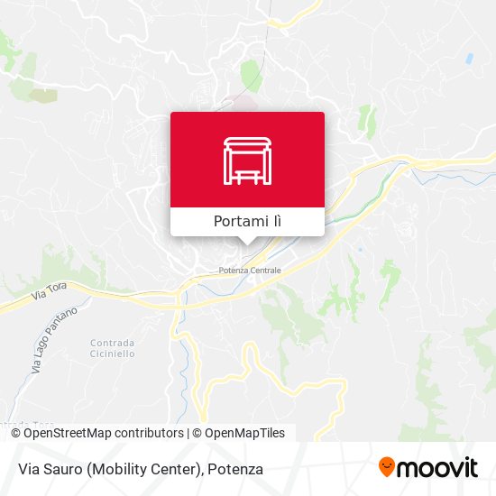 Mappa Via Sauro (Mobility Center)