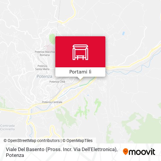 Mappa Viale Del Basento (Pross. Incr. Via Dell'Elettronica)