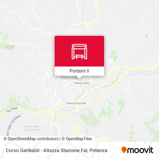 Mappa Corso Garibaldi - Altezza Stazione Fal