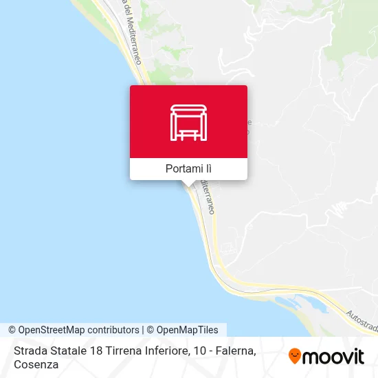 Mappa Strada Statale 18 Tirrena Inferiore, 10 - Falerna