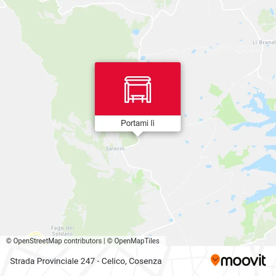 Mappa Strada Provinciale 247 - Celico
