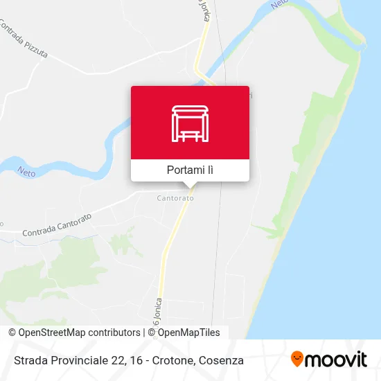 Mappa Strada Provinciale 22, 16 - Crotone