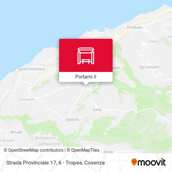 Mappa Strada Provinciale 17, 6 - Tropea
