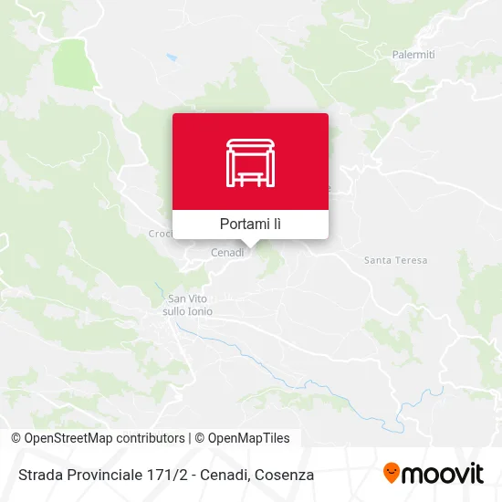 Mappa Strada Provinciale 171 / 2 - Cenadi