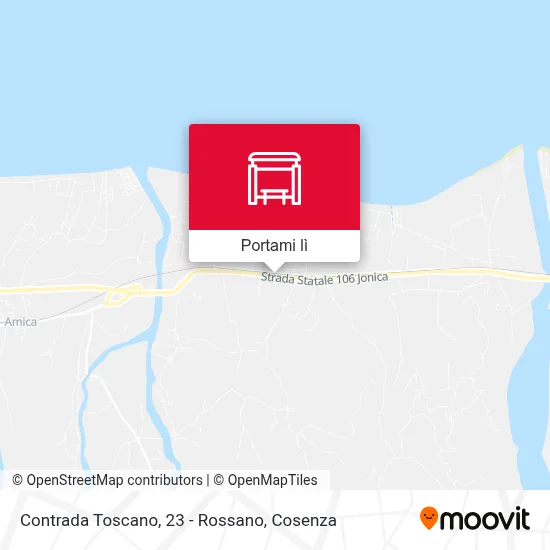 Mappa Contrada Toscano, 23 - Rossano