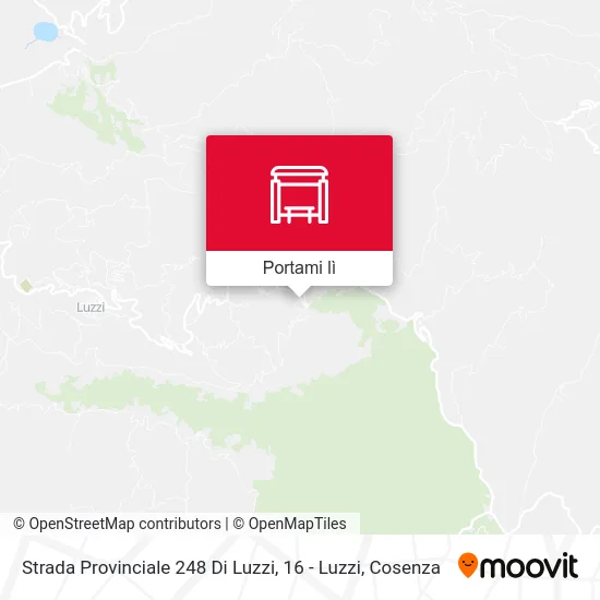 Mappa Strada Provinciale 248 Di Luzzi, 16 - Luzzi