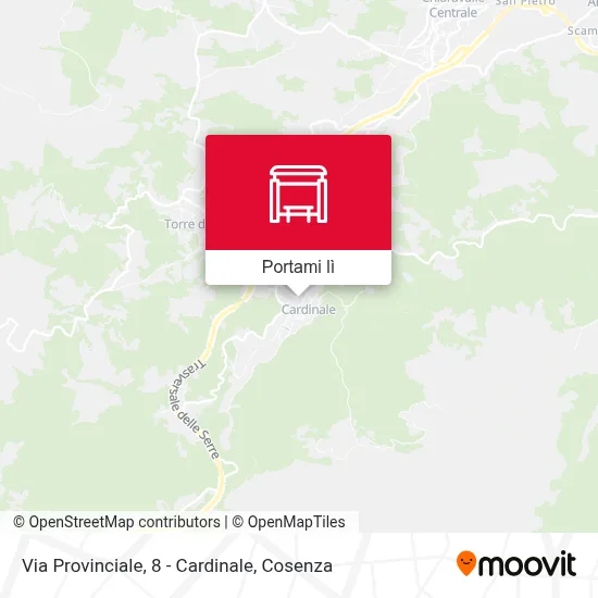 Mappa Via Provinciale, 8 - Cardinale