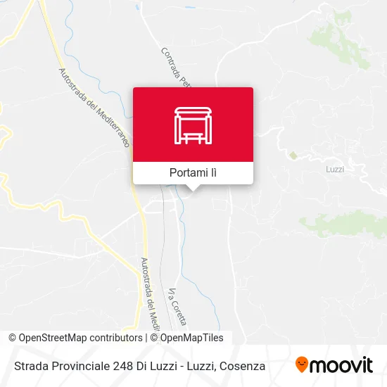 Mappa Strada Provinciale 248 Di Luzzi - Luzzi