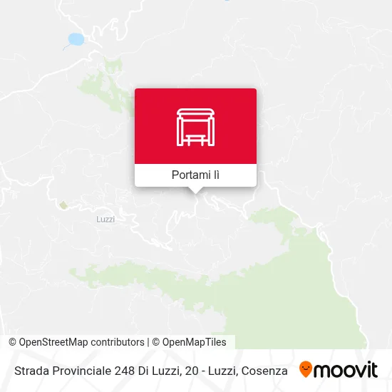 Mappa Strada Provinciale 248 Di Luzzi, 20 - Luzzi