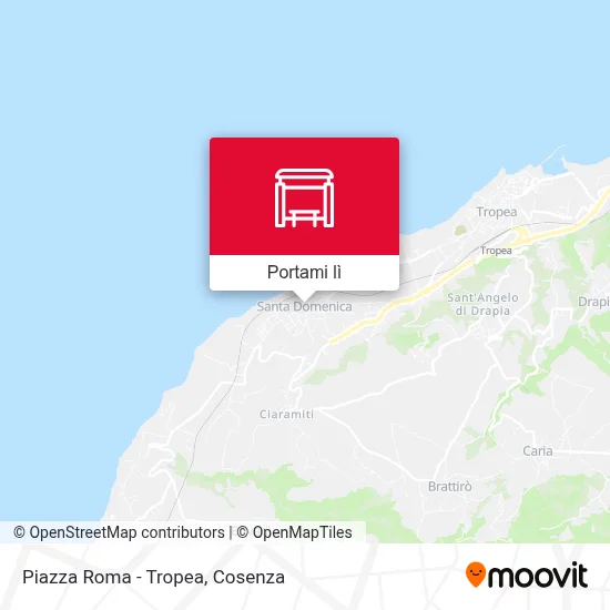 Mappa Piazza Roma - Tropea