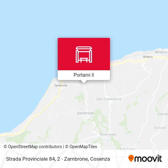 Mappa Strada Provinciale 84, 2 - Zambrone