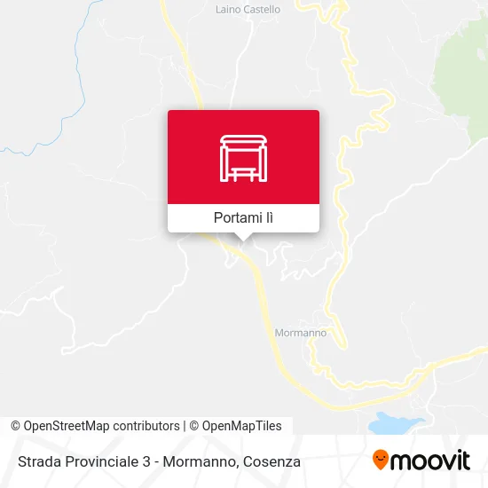 Mappa Strada Provinciale 3 - Mormanno