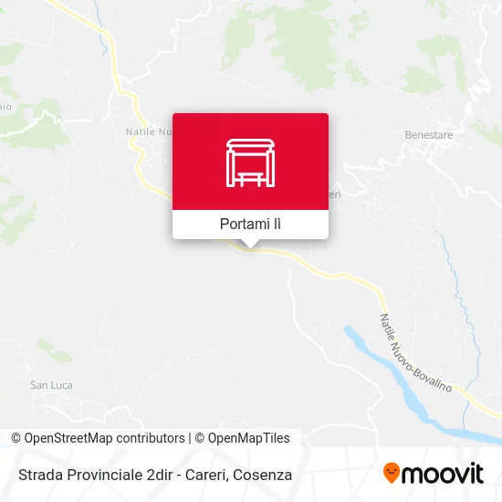 Mappa Strada Provinciale 2dir - Careri