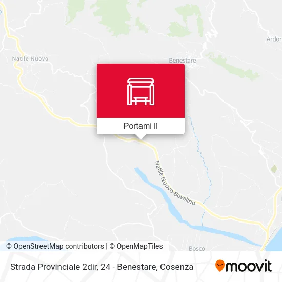 Mappa Strada Provinciale 2dir, 24 - Benestare
