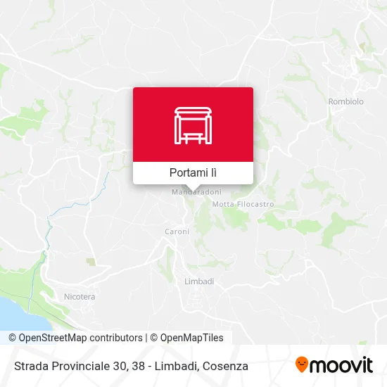 Mappa Strada Provinciale 30, 38 - Limbadi