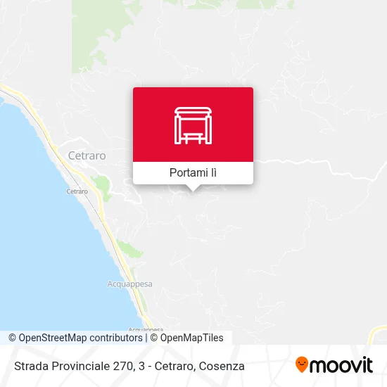 Mappa Strada Provinciale 270, 3 - Cetraro