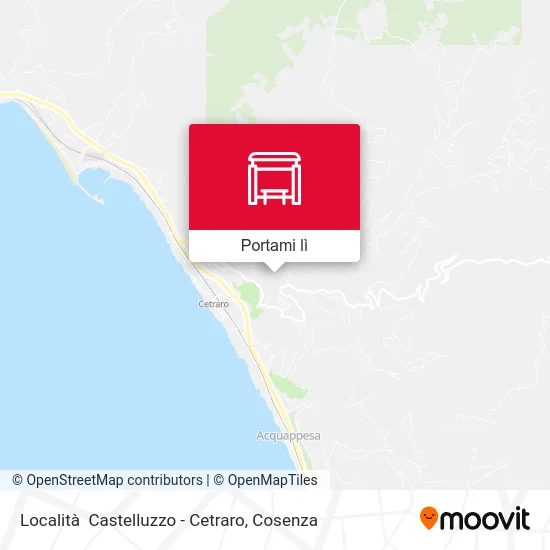 Mappa Località  Castelluzzo - Cetraro