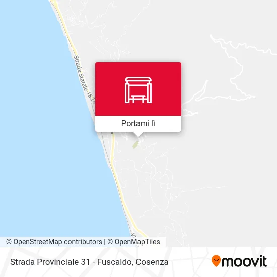 Mappa Strada Provinciale 31 - Fuscaldo