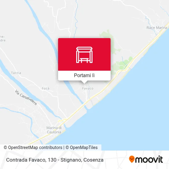 Mappa Contrada Favaco, 130 - Stignano