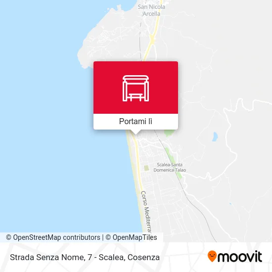 Mappa Strada Senza Nome, 7 - Scalea
