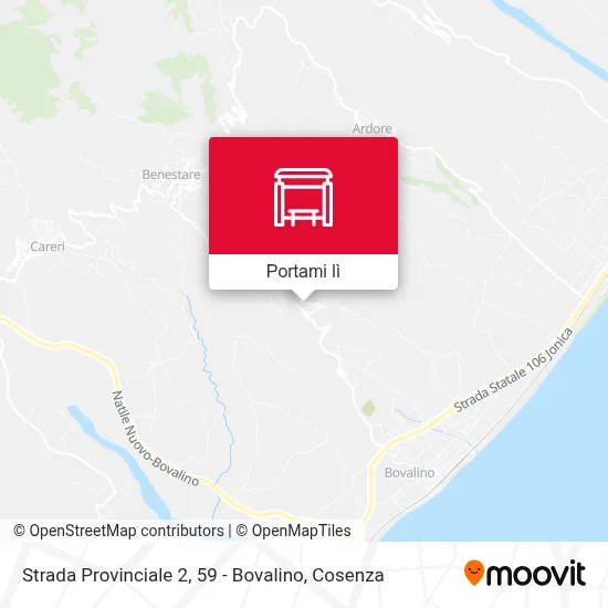 Mappa Strada Provinciale 2, 59 - Bovalino
