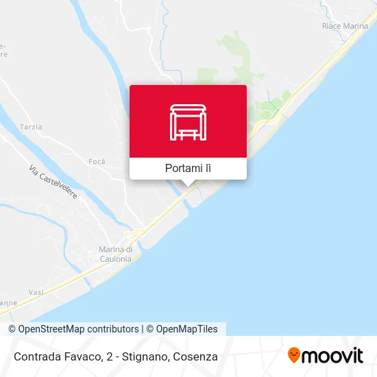 Mappa Contrada Favaco, 2 - Stignano